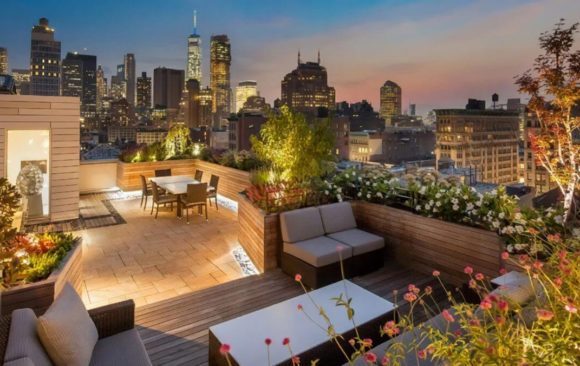 New York Lafayette Penthouse Roof Deck
