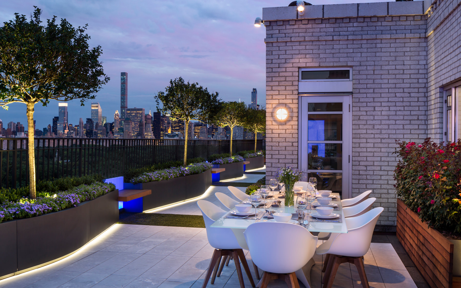 Central Park West Penthouse Roof Terrace Ideas