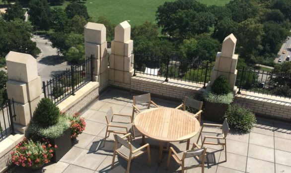 Ghostbusters Building Roof Garden